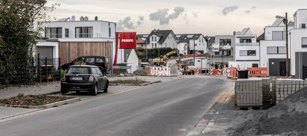 Die Erschliessung bedeutet eine Vorbereitung für die Bebauung