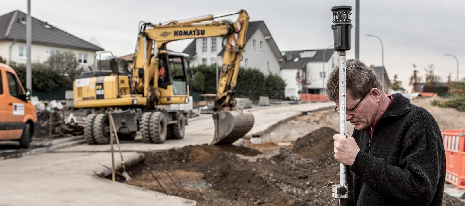 Die Erschliessung bedeutet eine Vorbereitung für die Bebauung